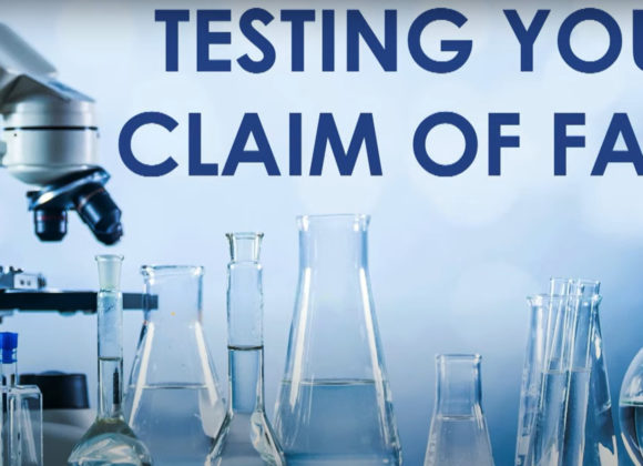 TESTING YOUR CLAIM OF FAITH PART 1