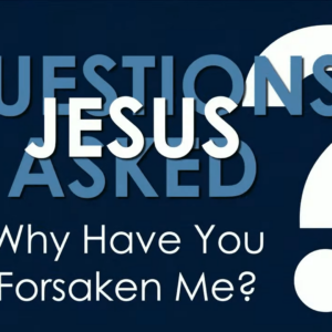 QUESTIONS JESUS ASKED – Why Have You Forsaken Me?